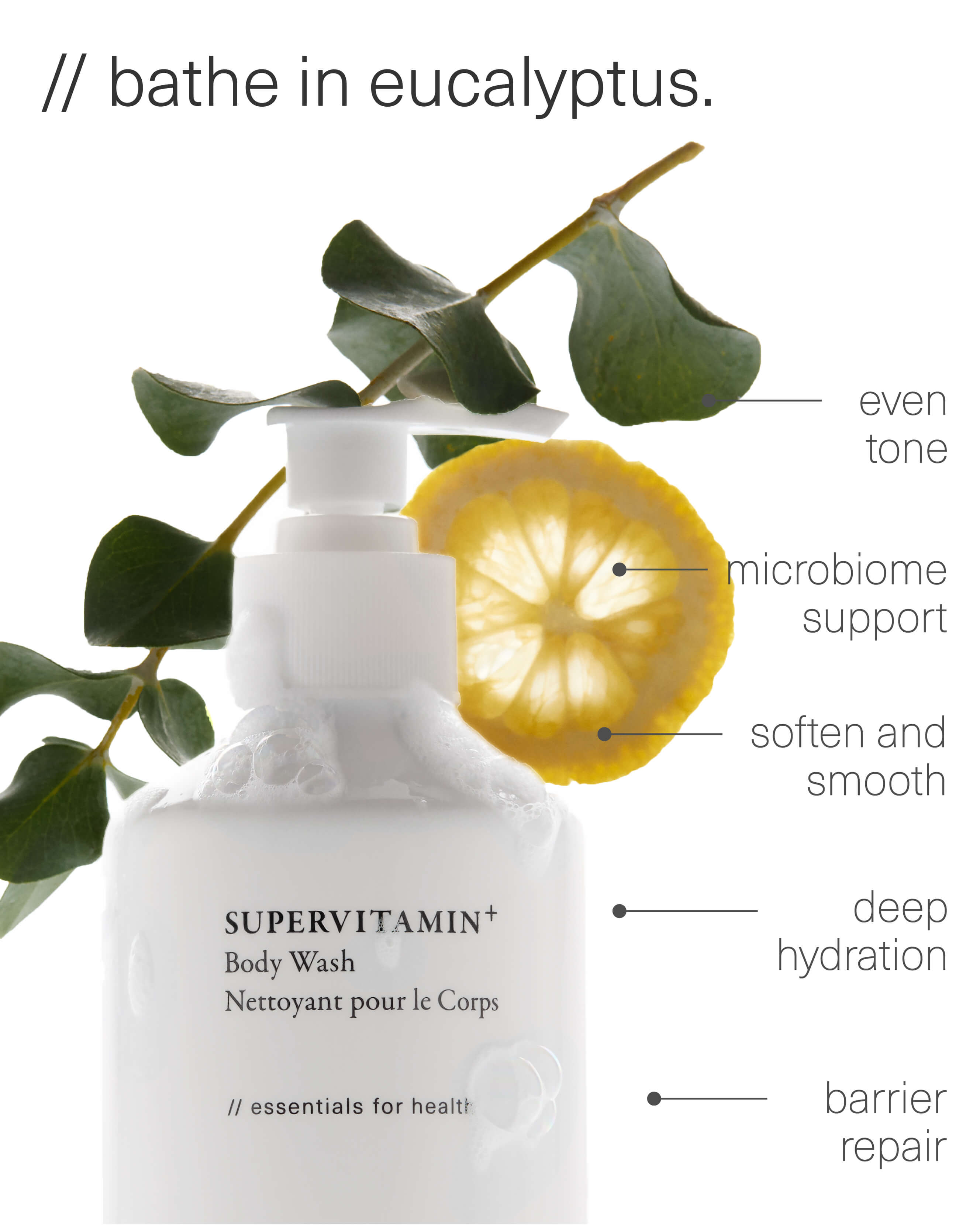 Supervitamin Body Wash + Clarifying