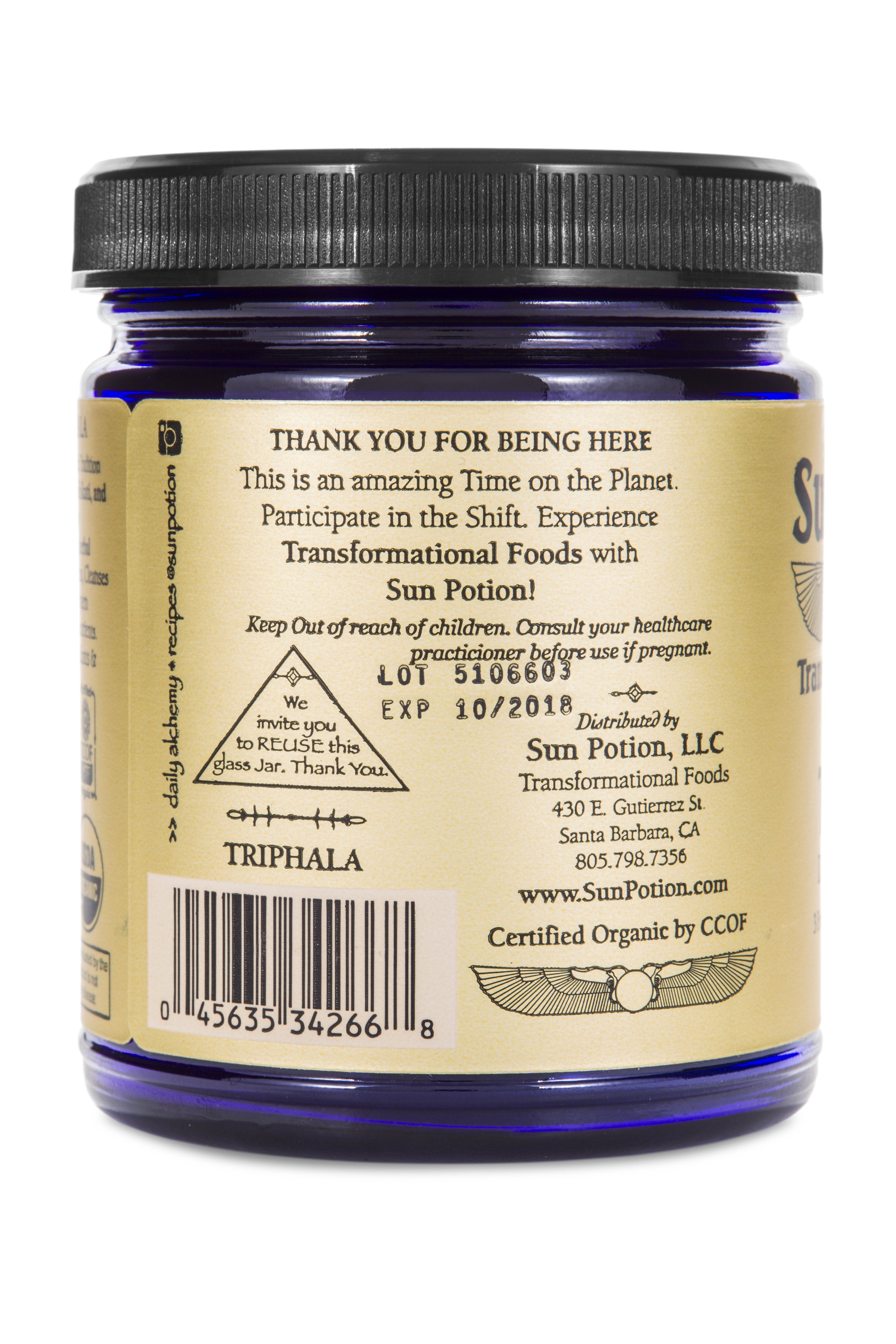 Triphala (Organic Cold Water Extract Powder)